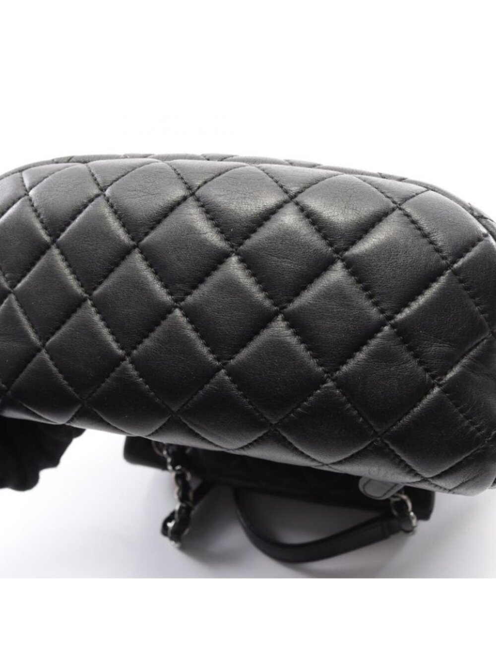 Chanel Backpack Quilted Black Lambskin - Picture 7 of 13